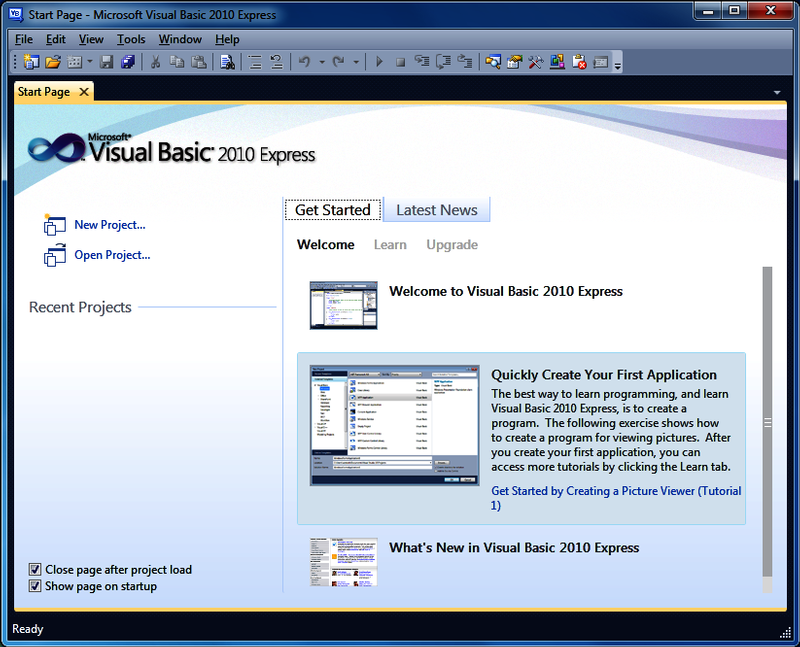 Download Visual Studio 2010 Express Free